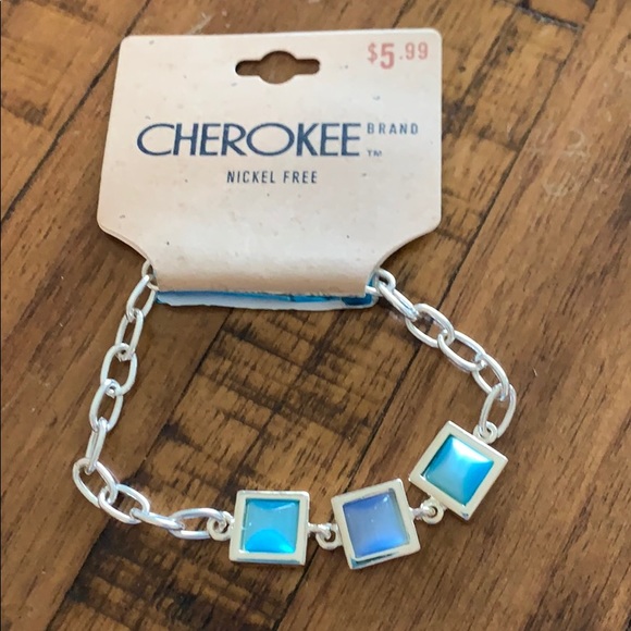 Cherokee Jewelry - 3/$10 NWT silver blue bracelet